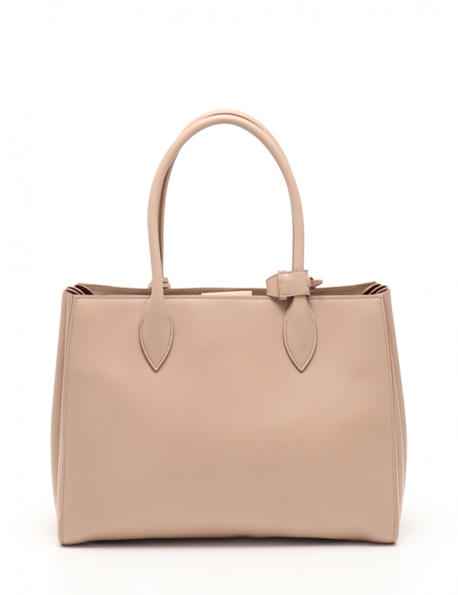 プラダ PRADA ハンドバッグ ショルダーバッグ ビブリオテーク ベージュ 