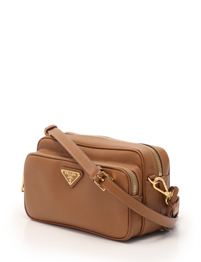 プラダ PRADA ショルダーバッグ ベージュ BT1010 サフィアーノレザー 