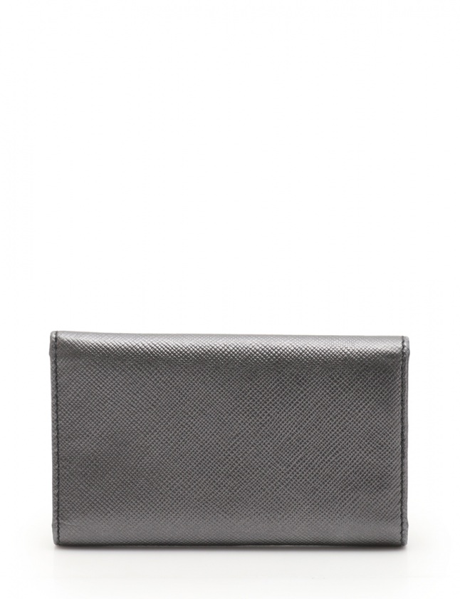 プラダ PRADA 6連キーケース グレー 小物 サフィアーノレザー 2M0025 