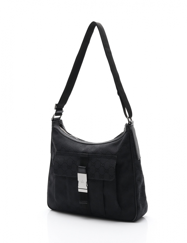 GUCCI ✨GGキャンバス ショルダーバッグ キャンバス 131211 グッチ GUCCI ショルダーバッグ 黒 131211 GGキャンバス レディース