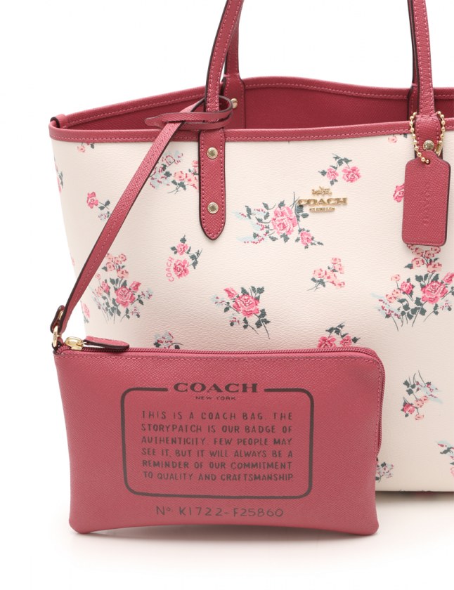 コーチ COACH トートバッグ リバーシブル シティ クロススティッチ  