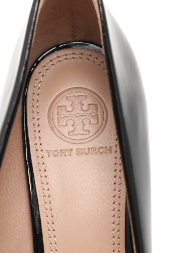 トリーバーチ TORY BURCH パンプス ウエッジソール 黒 5 1/2 M  