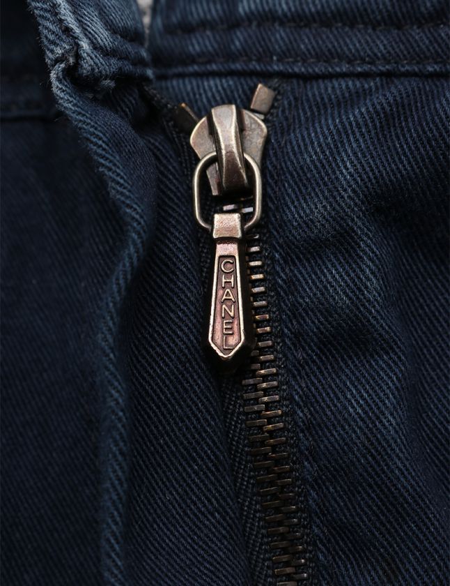 シャネル　CHANEL デニムスカート　38 ☆CHANEL/シャネル デニムスカート 38/LL相当/マイクロミニ丈/ライト