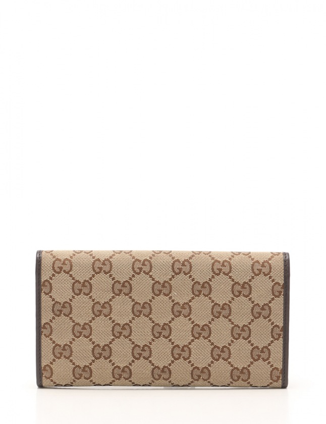 美品　GUCCI GGキャンバス 長財布 ベージュ　レザー 291099 美品 GUCCI GGキャンバス 長財布 ベージュ レザー 291099 - メルカリ