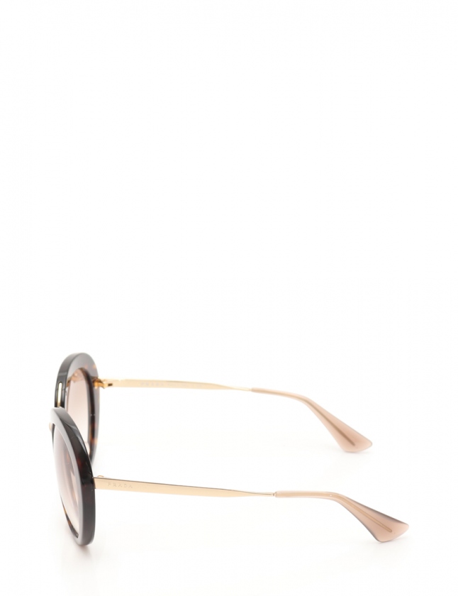 プラダ PRADA サングラス 茶 ゴールド グレー 小物 べっ甲柄 SPR16Q