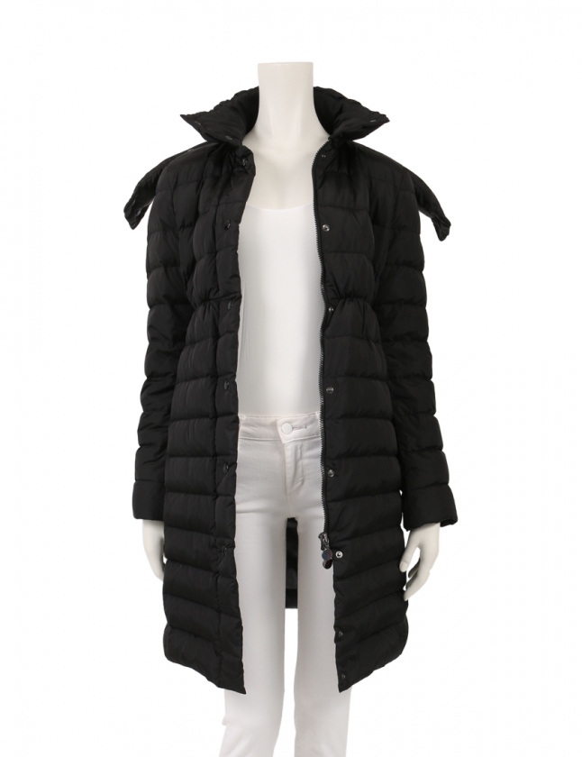 美品【MONCLER】モンクレール ADOXA ダウンコート ブラック サイズ1 MONCLER（モンクレール） MONCLER ADOXA アドクサ ダウンコート アニメ