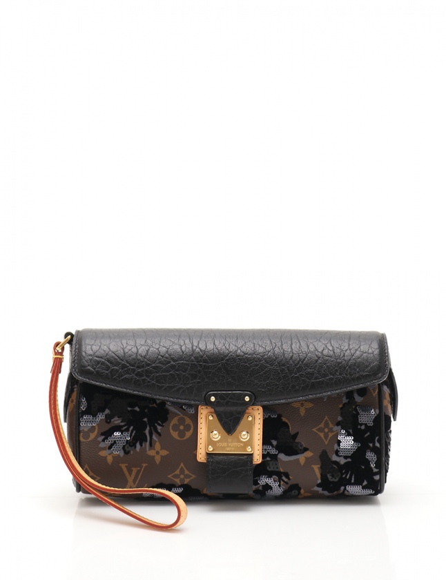 ルイヴィトン LOUIS VUITTON クラッチバッグ モノグラムフルール ドゥ 
