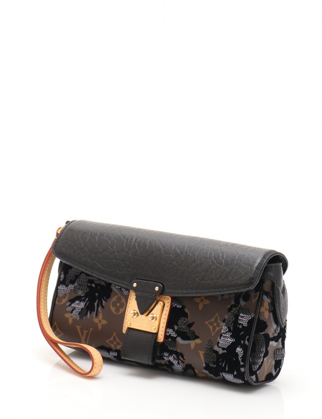 ルイヴィトン LOUIS VUITTON クラッチバッグ モノグラムフルール ドゥ 