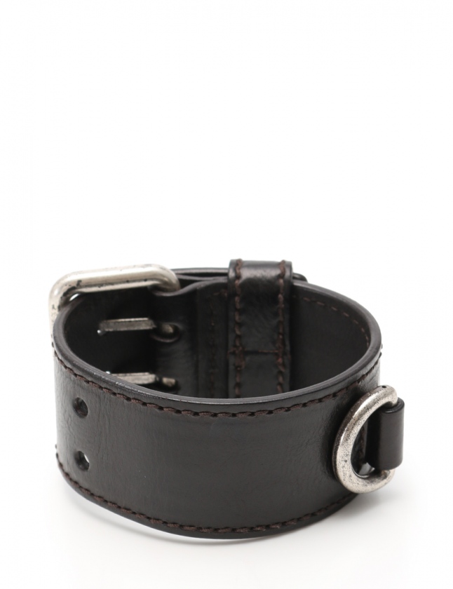 YVES SAINT LAURENT rive gauche レザー バングル