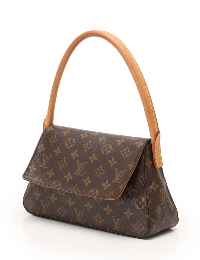 ルイヴィトン LOUIS VUITTON ハンドバッグ ミニルーピング