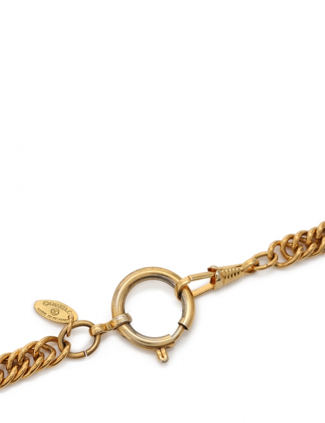 シャネル CHANEL ルーペネックレス マトラッセ ゴールド アクセサリー