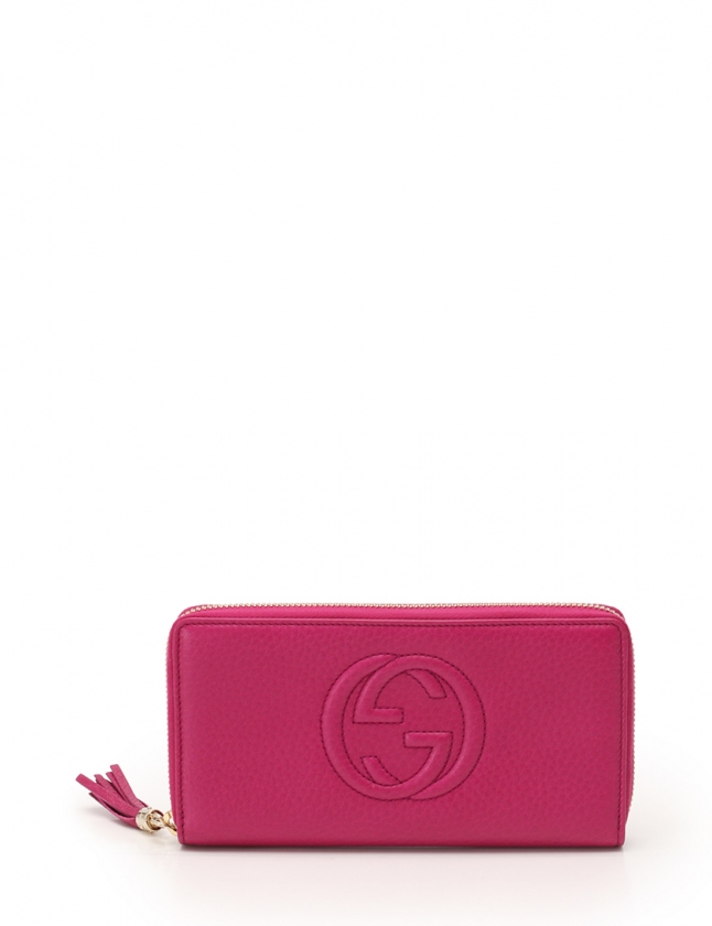 グッチ GUCCI ラウンドファスナー長財布 インターロッキングG ソーホー 