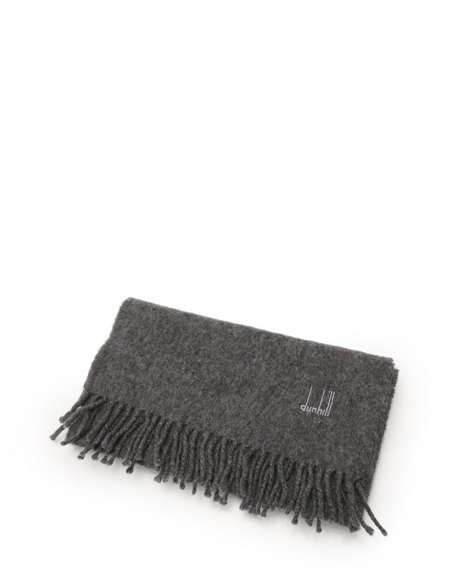 ダンヒル dunhill マフラー グレー 小物 カシミヤ メンズ 114