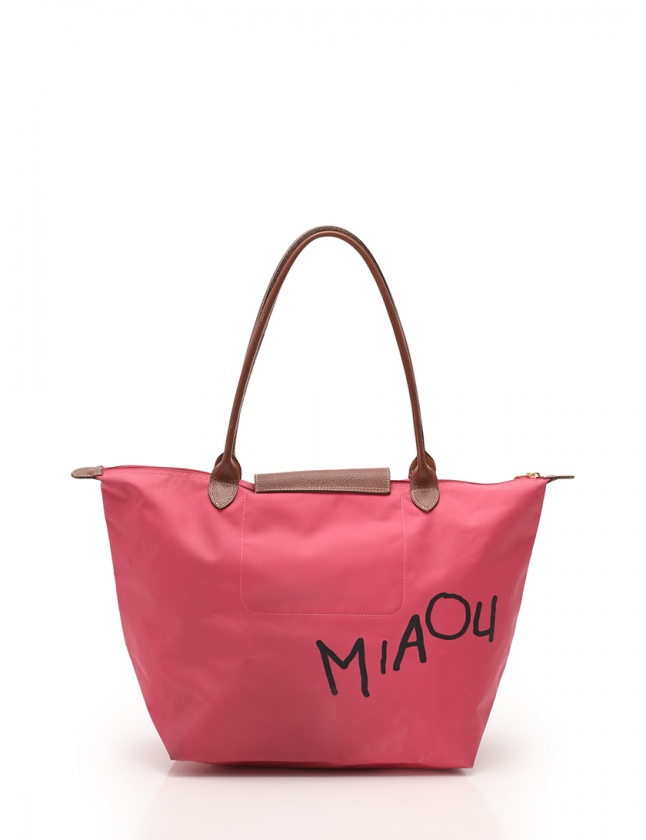 ロンシャン LONGCHAMP トートバッグ ル プリアージュ L ミャオ ピンク  