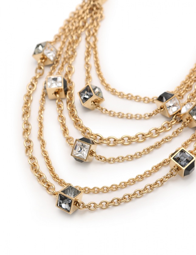 ルイヴィトン LOUIS VUITTON ネックレス ゴールド マルチカラー 