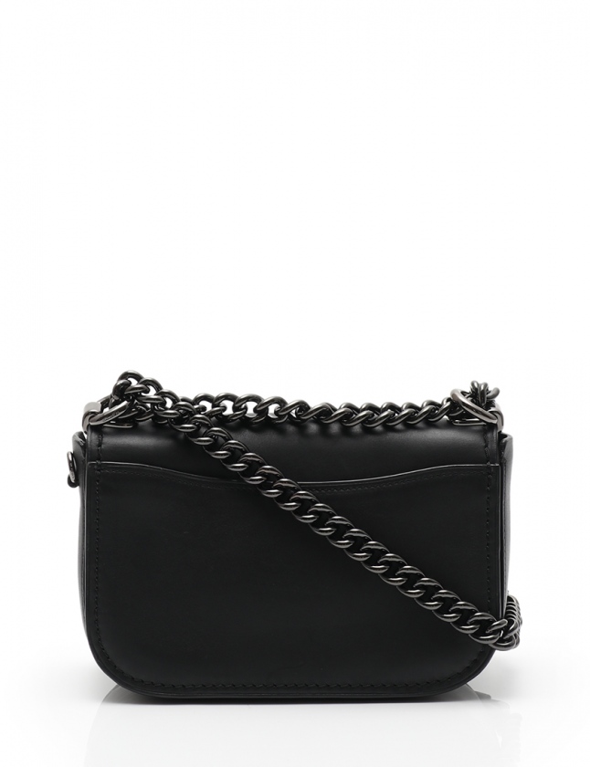 コーチ COACH チェーンショルダーバッグ スワッガー20 黒 18858 レザー 