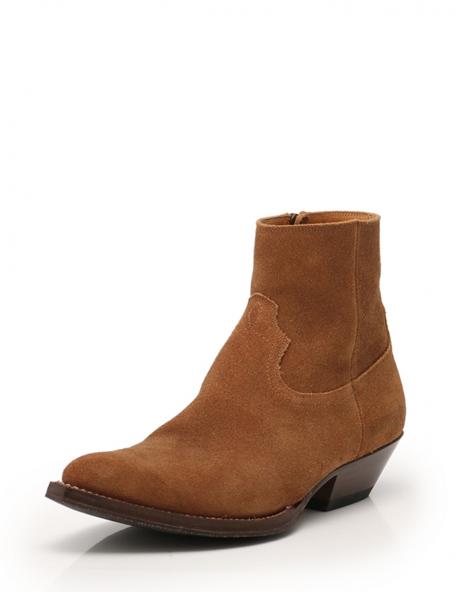 サンローラン パリ SAINT LAURENT PARIS ショートブーツ キャメル 41 