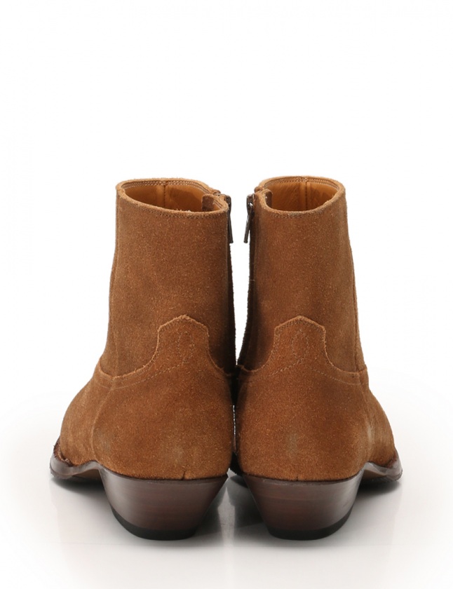 サンローラン パリ SAINT LAURENT PARIS ショートブーツ キャメル 41 