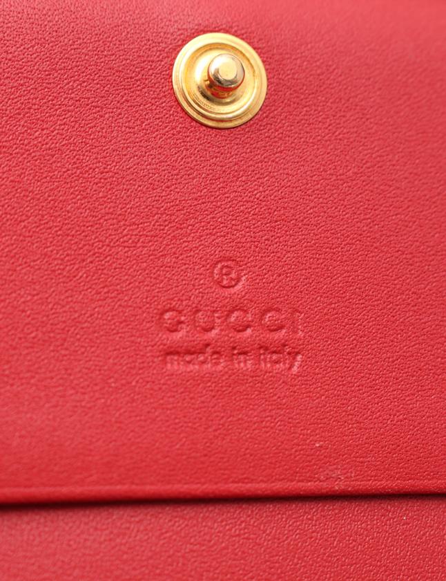 美品✨グッチ 二つ折り財布 がま口 ボタン 総柄 PVC ベージュ レッド 楽天市場】【財布】GUCCI グッチ GGスプリーム ミスティック