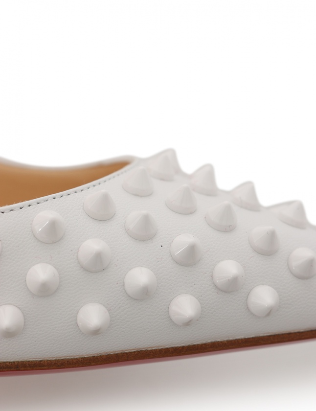 クリスチャンルブタン Christian louboutin パンプス ヒール 白 39 