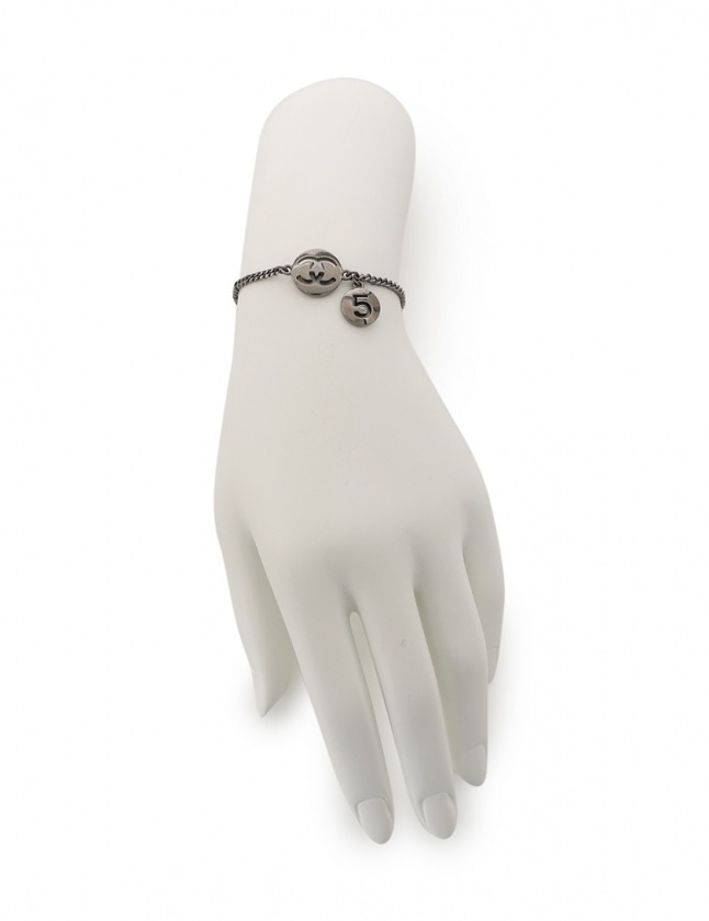 シャネル CHANEL ブレスレット No5 ココマーク シルバー アクセサリー 