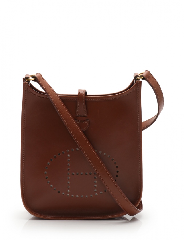 エルメス HERMES ショルダーバッグ エブリンTPM ノワゼット ボックス 