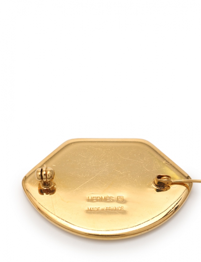 HERMES エマイユブローチ七寶ブラック HERMES エマイユブローチ七寶ブラック - メルカリ