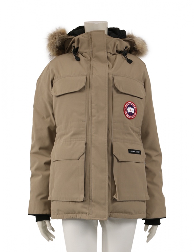カナダグース CANADA GOOSE ジャケット シタデルパーカ ベージュ M 