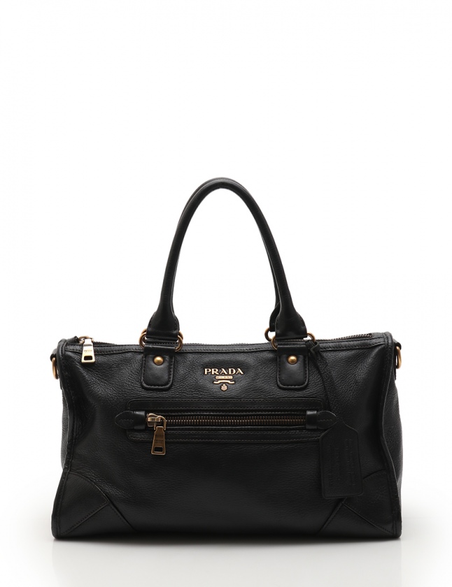 プラダ PRADA ハンドバッグ ショルダーバッグ 黒 BL0639 レザー 2WAY  