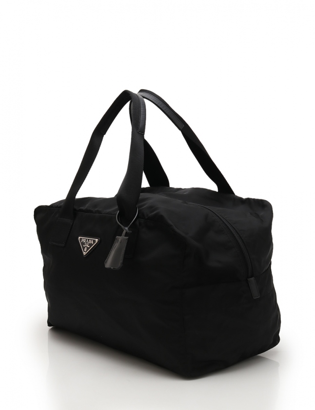 プラダ PRADA ボストンバッグ 黒 BR1098 ナイロン VELA レディース 114  