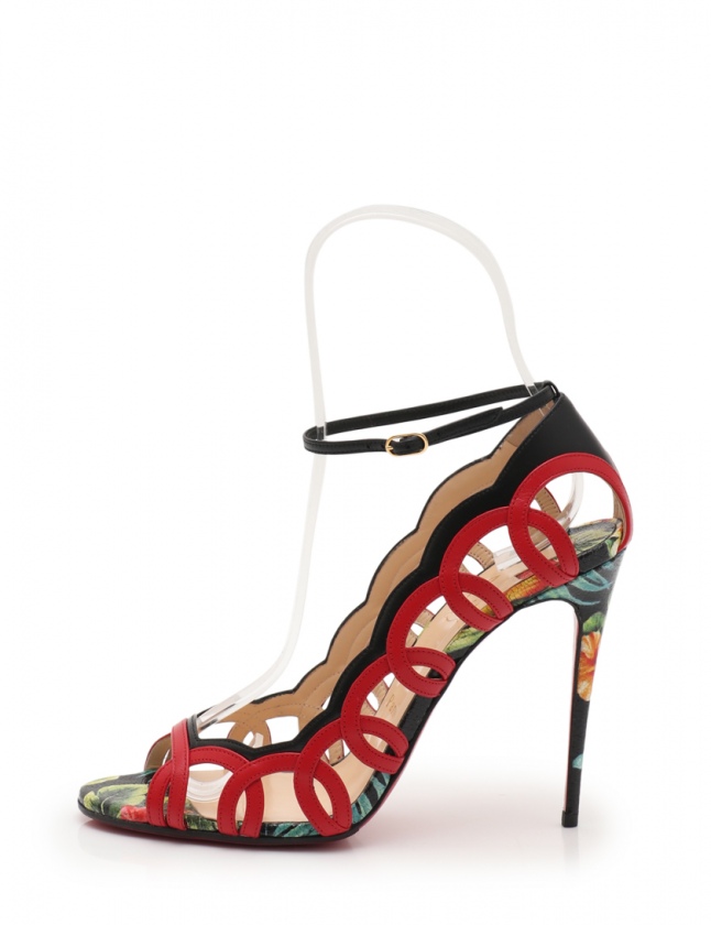 クリスチャンルブタン Christian louboutin ストラップパンプス 