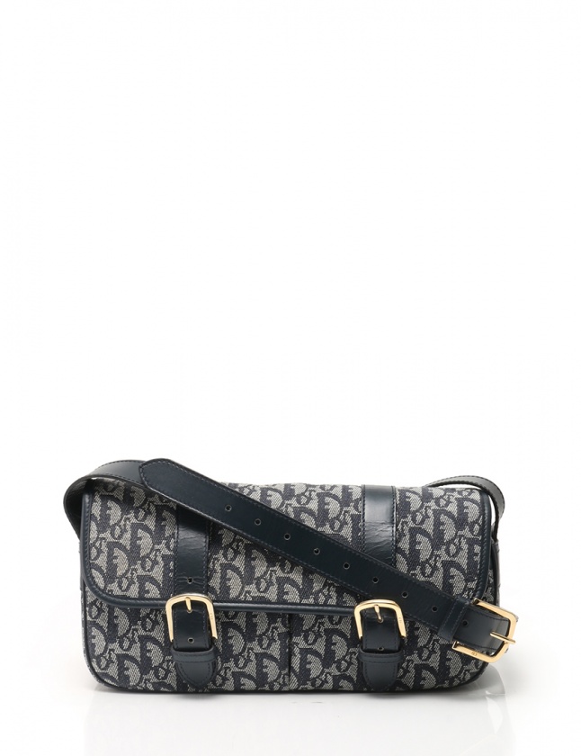 Christian Dior ショルダーバッグ ネイビー/ホワイト Christian Dior