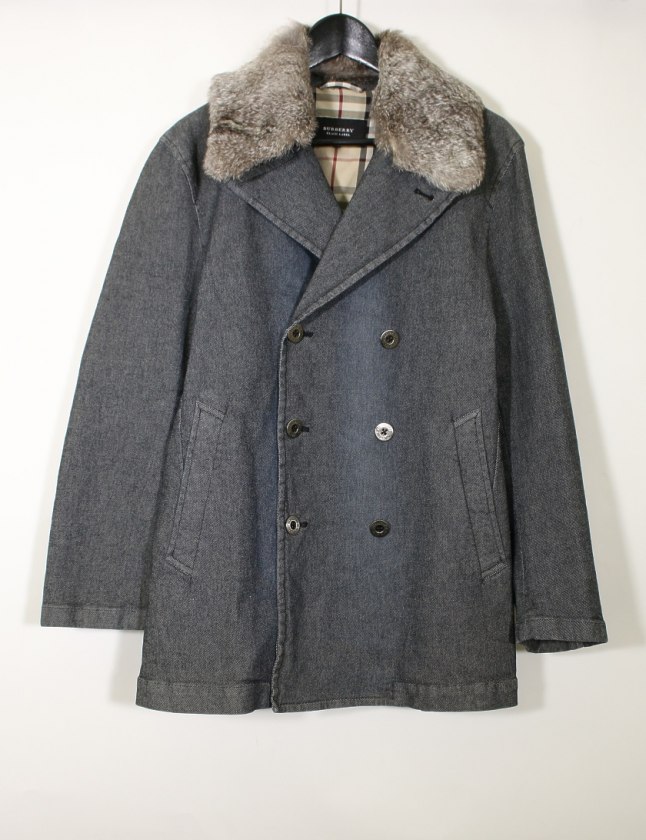 バーバリーブラックレーベル BURBERRY BLACK LABEL Pコート ピーコート