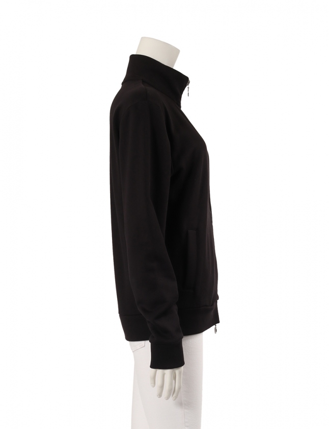 モンクレール MONCLER ブルゾン ジップアップ ニット 黒 M アウター