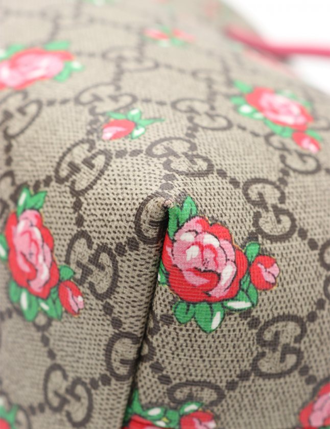 GUCCI GGパターン ボストンバッググッチ ハート ローズ