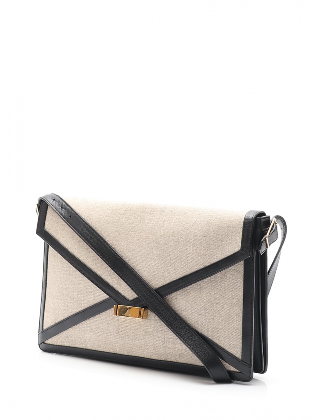 セリーヌ CELINE ショルダーバッグ ダイヤモンド ベージュ 黒 