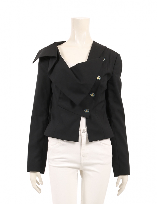 希少 短丈 ヴィヴィアンウエストウッド レッドレーベル ショートジャケット 40 希少 短丈 ヴィヴィアンウエストウッド レッドレーベル ショート