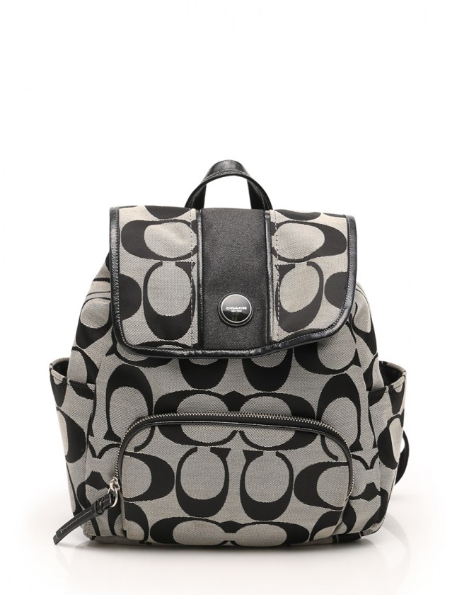 コーチ COACH バックパック リュック シグネチャー グレー 黒 F21928 