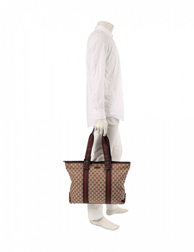 グッチ GUCCI トートバッグ GGキャンバス シェリー ベージュ グッチ GUCCI トートバッグ GGキャンバス シェリー ベージュ