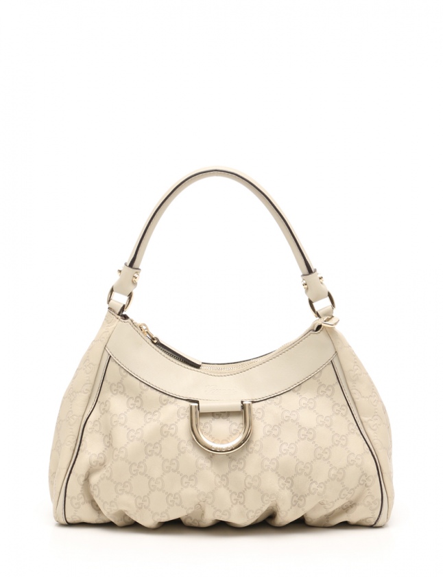 グッチ GUCCI ワンショルダーバッグ グッチシマ アイボリー 190525 