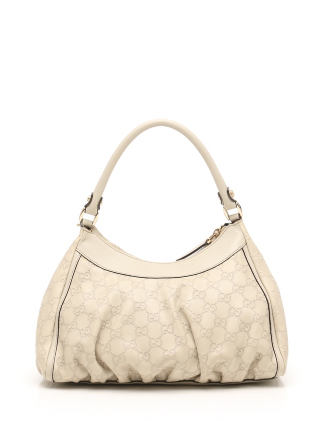 グッチ GUCCI ワンショルダーバッグ グッチシマ アイボリー 190525 