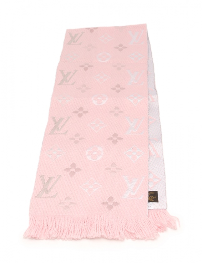 ルイヴィトン LOUIS VUITTON マフラー エシャルプ ロゴマニア 