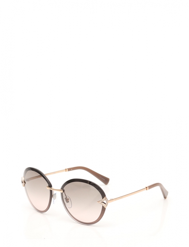美品 BVLGARI サングラス 6101B ブルガリ サングラス BVLGARI BV6101B 27813(61mm ゴールド