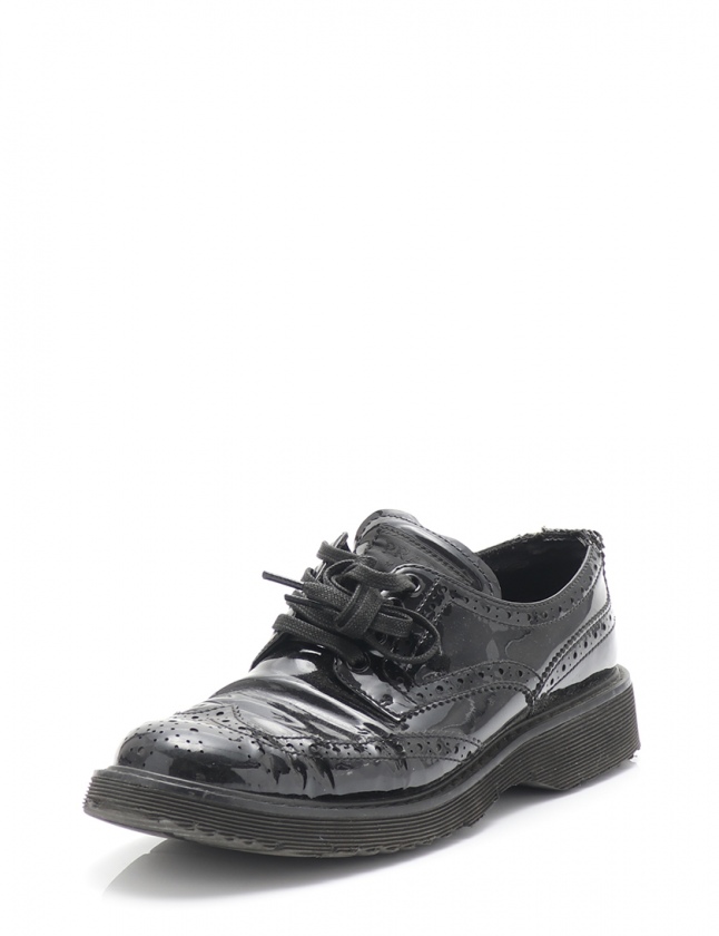 プラダスポーツ PRADA SPORT カジュアルシューズ レースアップ 黒 38.5 