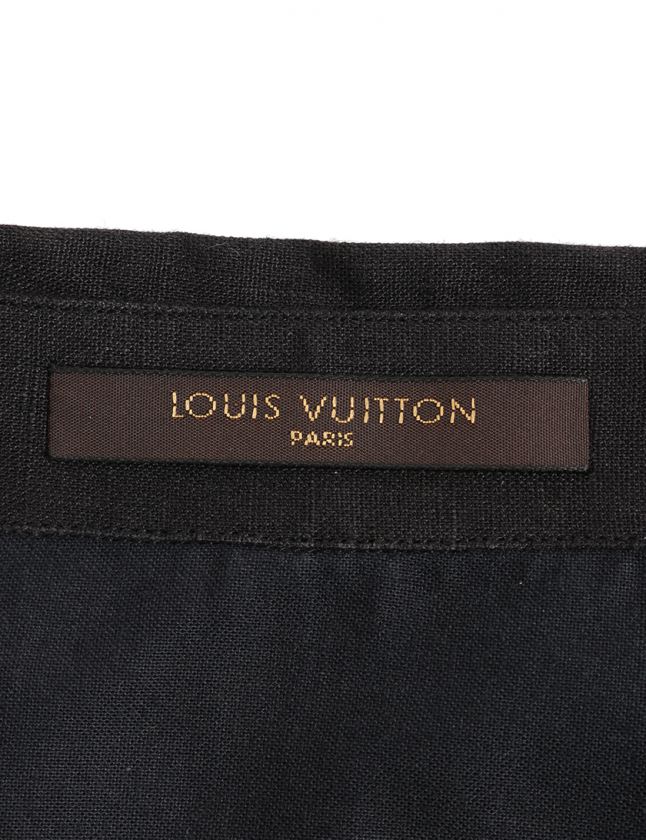 ルイヴィトン LOUIS VUITTON シャツ カジュアルシャツ 黒 L トップス