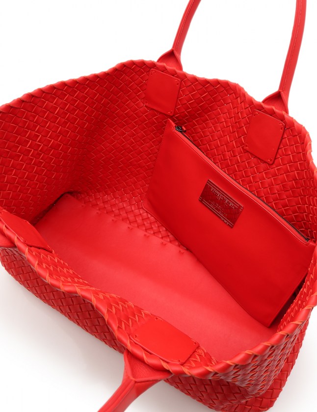 ボッテガヴェネタ　トートバッグ　赤　限定 BOTTEGA VENETA ボッテガヴェネタ 肩掛け トートバッグ