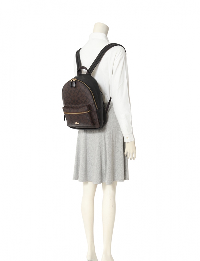 COACH ダークブラウン ミニリュック