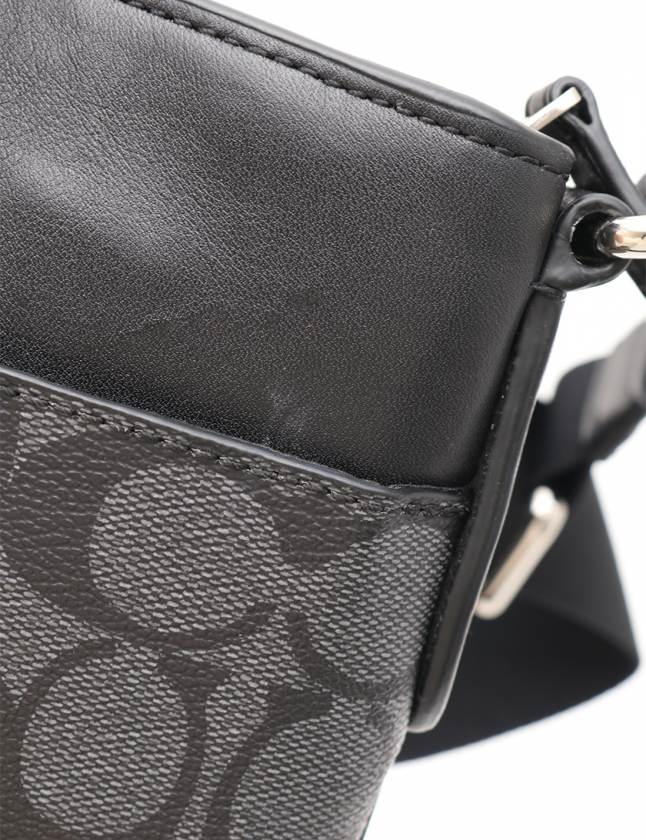 コーチ COACH ショルダーバッグ シグネチャー 黒 F54781 PVC