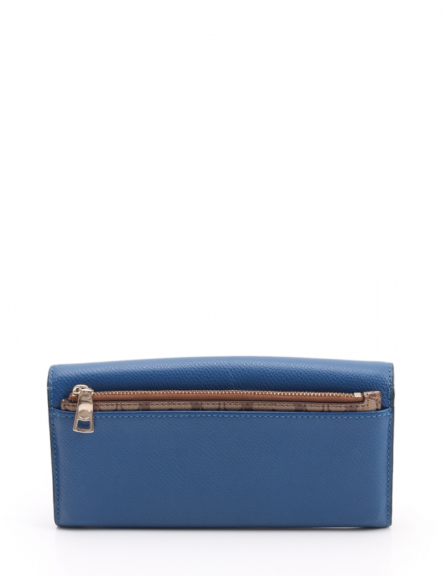 コーチ COACH 二つ折り財布 青 小物 レザー F52628 レディース