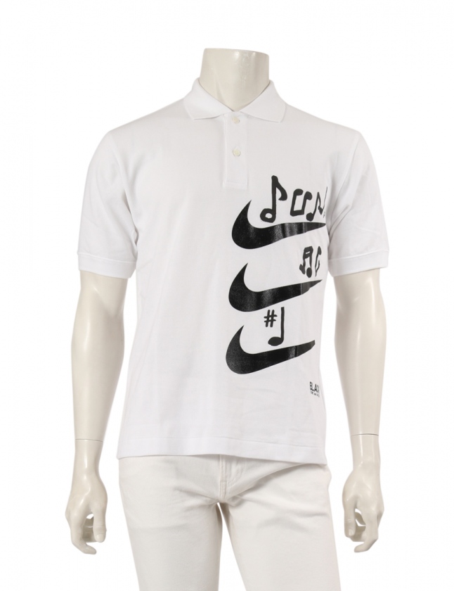 ブラックコムデギャルソン BLACK COMME des GARCONS × NIKE ポロシャツ 